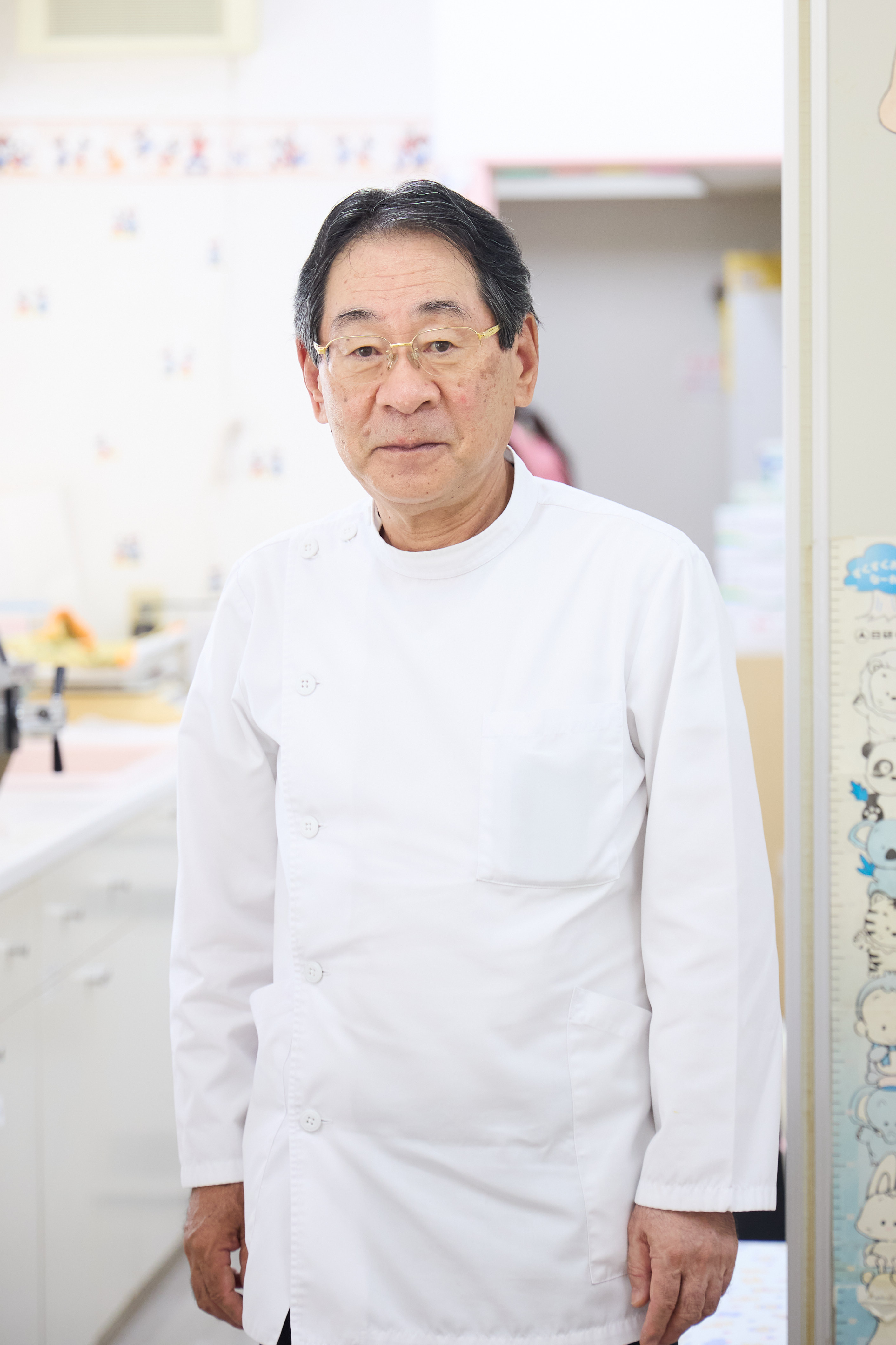 こんの小児科 理事長の診察の様子